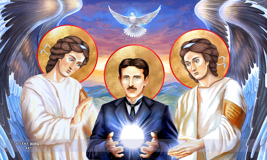 nikola tesla saint