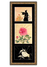 Musashi Miyamoto Yagyuu Flower Art Painting