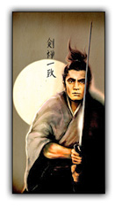 Samurai Zen Sword Art Painting